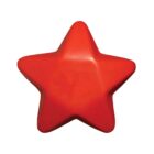 A bright red, five-pointed star against a plain white background.