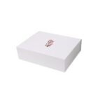 A plain white rectangular box featuring a small red logo and the text After Eden with a leaf design on top.