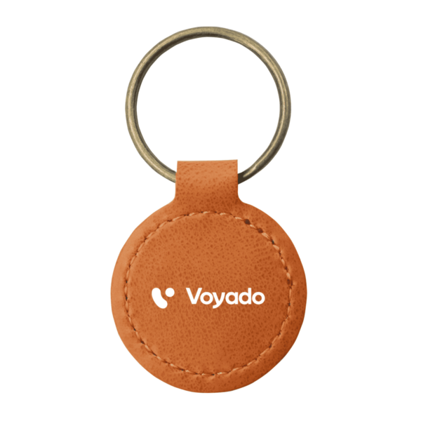 EcoCharm Recycled Leather Keyring