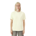 Adult in American Apparel Polycotton T-Shirt and jeans against a white backdrop.