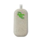 An oblong, beige compostable phone case with a smooth texture. The words Sefton Eco are printed in green on the back, along with two stylized green arrows, indicating an environmentally friendly design.