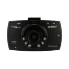 Dashboard camera featuring a central lens, surrounded by six infrared LEDs. The device is labeled “Podofo” with features including HDMI, AV ports, and FHD 1080P resolution.