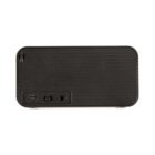 Black rectangular electronic device with a USB port, switch, and input port on one side.