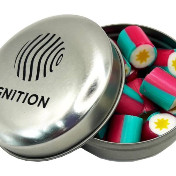 40g Candle Tin filled with Rock Candy