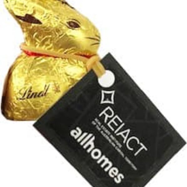 Mini Gold Lindt Bunny (10g) with Tag