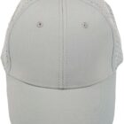 Light gray baseball cap with ventilation holes on the sides, shown from the front.