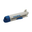 A novelty USB flash drive shaped like an airplane with a blue cockpit and wings. The website WWW.EPST.NL is printed on the side.