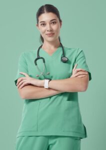 Women's Classic V-Neck Scrub Top