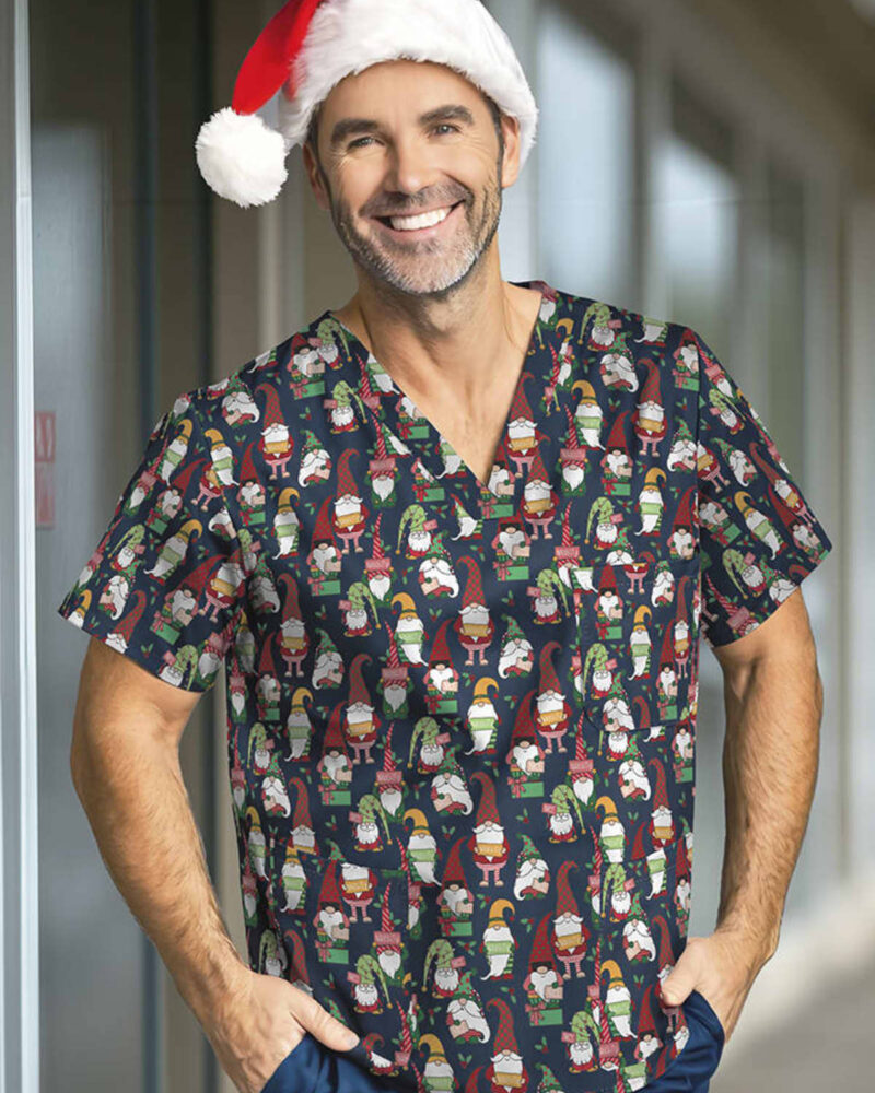 Midnight-navy-gnomes-print