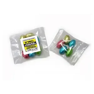 Easter Eggs In Custom Pillow Bags