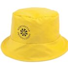 Yellow bucket hat with Northstar Productions and a compass logo printed on the front.