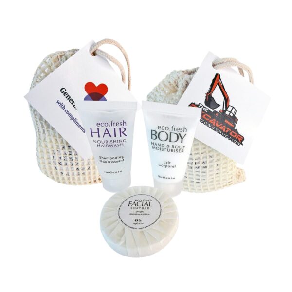 Shower Pack in Reusable Net Bag