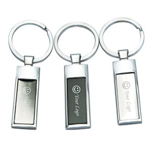 Custom Branded SILVER/GOLD KEYRING