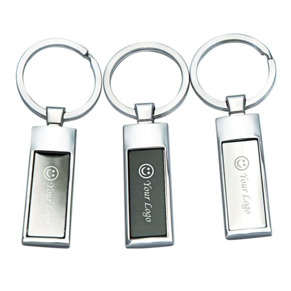 Custom Branded SILVER/GOLD KEYRING