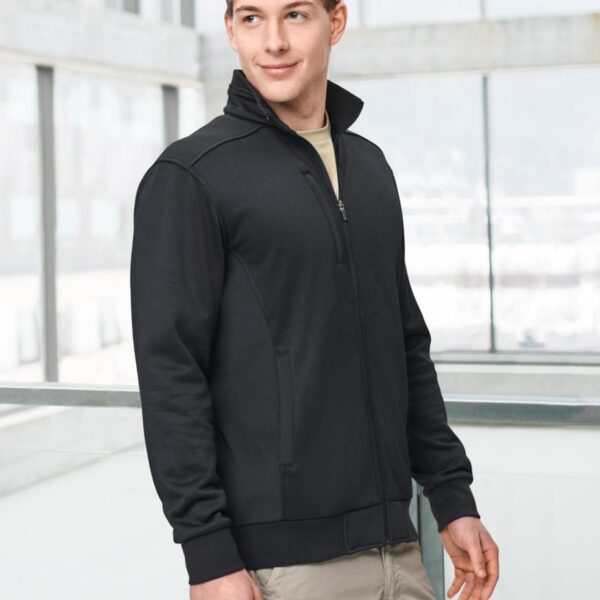 Jacquard Fleece Bomber Jacket