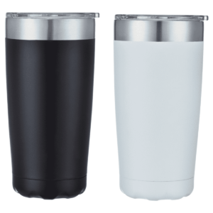 Tritan Lid Double Wall Coffee Mugs 590Ml