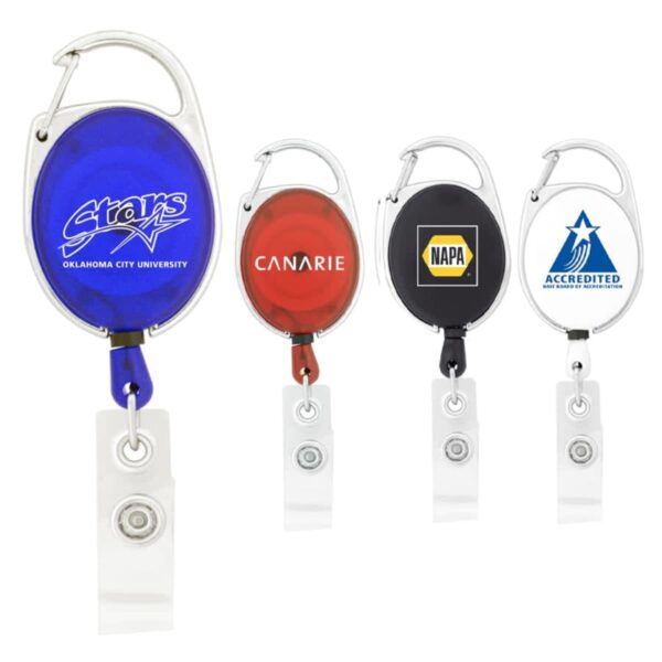 Carabiner Retractable Card Holder