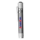 A silver pen-shaped device with a pocket clip, featuring the AmeriGas logo in blue and red letters on its side.