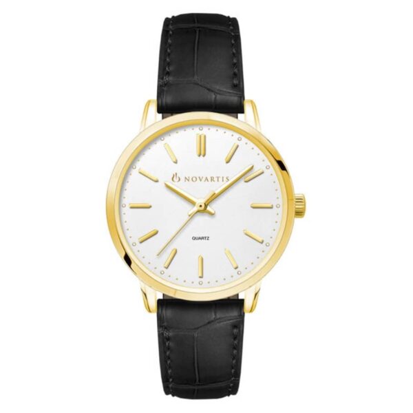 Pebbles LADIES Watch (Gold), Leather Strap