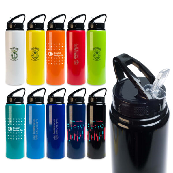 Amara 750ml Bottle - Flip Straw Lid