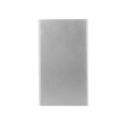 A rectangular, light grey blank card with a slightly textured surface, centered on a plain white background.
