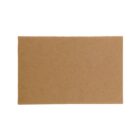 A plain, rectangular piece of brown cardboard against a white background.