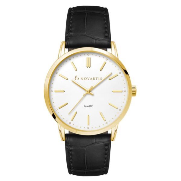 Simba MEN Watch (Gold), Leather Strap
