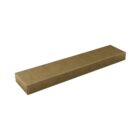 A long, rectangular brown cardboard box, viewed from above against a white background. The box is closed and has a smooth, plain surface.