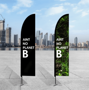 VibrantEco rPET Feather Banner - Medium