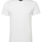 A plain white T-shirt with a round neckline, labeled colours on the inner tag. The shirt is displayed against a white background.