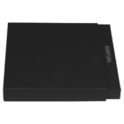 A closed, sleek black box with a minimalist design. The box has a slightly textured surface and features the word SCRIPTURA in small, white letters on the side.