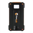 A black and orange electronic device with a rectangular design, featuring the logo and text Centrek Sales on its surface. The device has a visible white panel and textured sides, possibly suggesting its use as portable equipment.