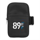 Black zippered pouch with a loop attachment on the side. The number 89 is prominently displayed in white on the front, with the letters FF following it in blue.