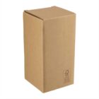 A plain, tall cardboard box with an FSC recycling symbol printed on the side. The box is upright and closed, against a white background.