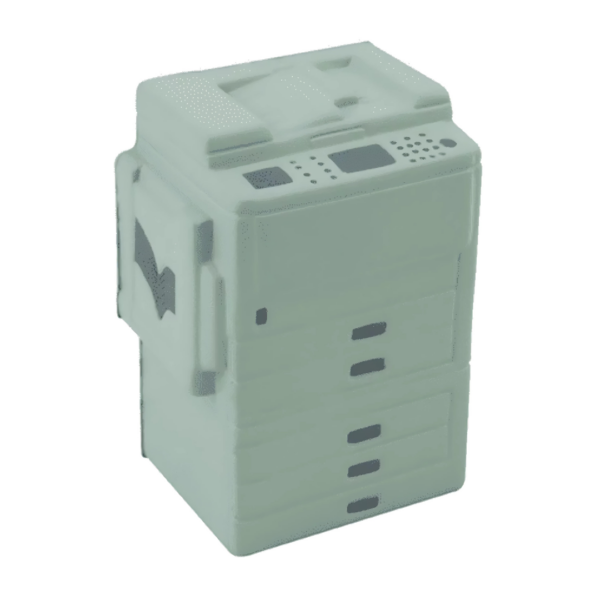 Stress Photocopier Shaped against a plain white background.
