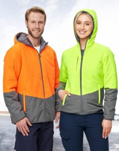 Hi-Vis Two Tone Safety Puffer Jacket