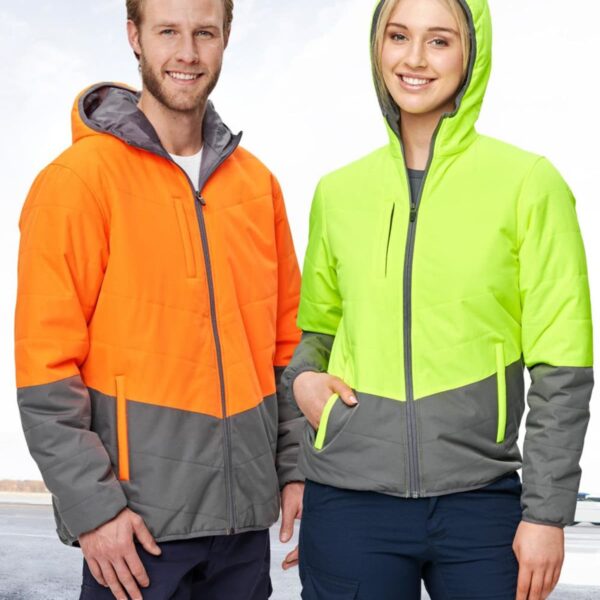 Hi-Vis Two Tone Safety Puffer Jacket