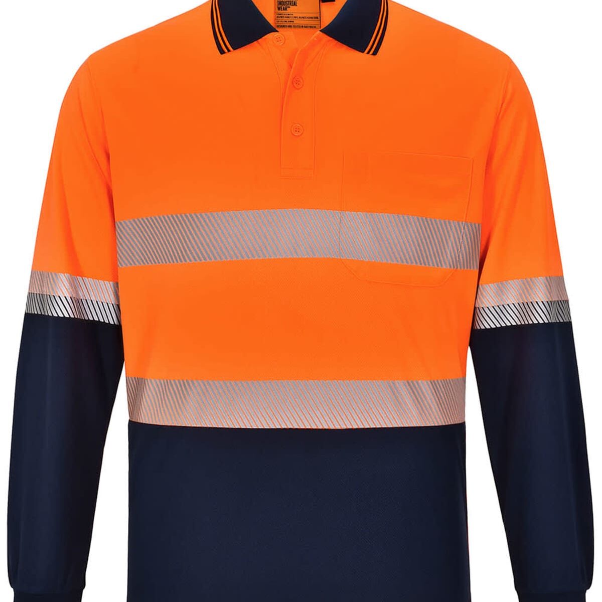 Orange-navy