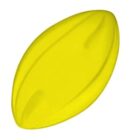 Yellow oblong fruit, possibly a mango, with a smooth surface, depicted against a white background.