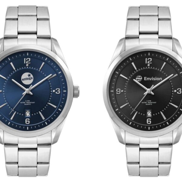 Binx MEN Casual Dress Watch, Stainless Steel Strap