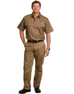 Men's Heavy Cotton Drill Pants Long Leg