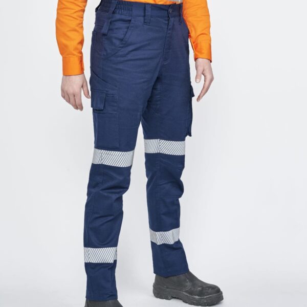 Unisex Cotton Ripstop Work Pants With Tape
