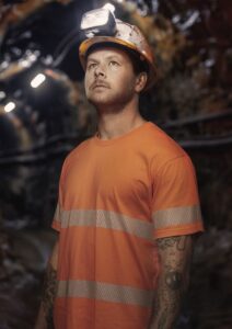 Dayglow Men's Segmented Tape Cotton Tees