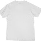 The image displays the back view of the Curl Tee, a plain white T-shirt. It has short sleeves and a round neckline, with no designs or logos visible.