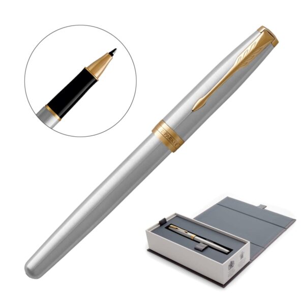 Brushed Stainless GT - Metal Pen Rollerball Parker Sonnet