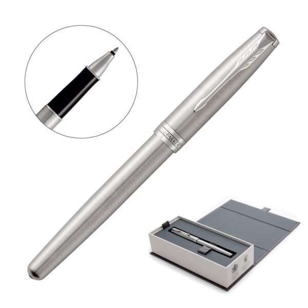 Brushed Stainless CT - Metal Pen Rollerball Parker Sonnet