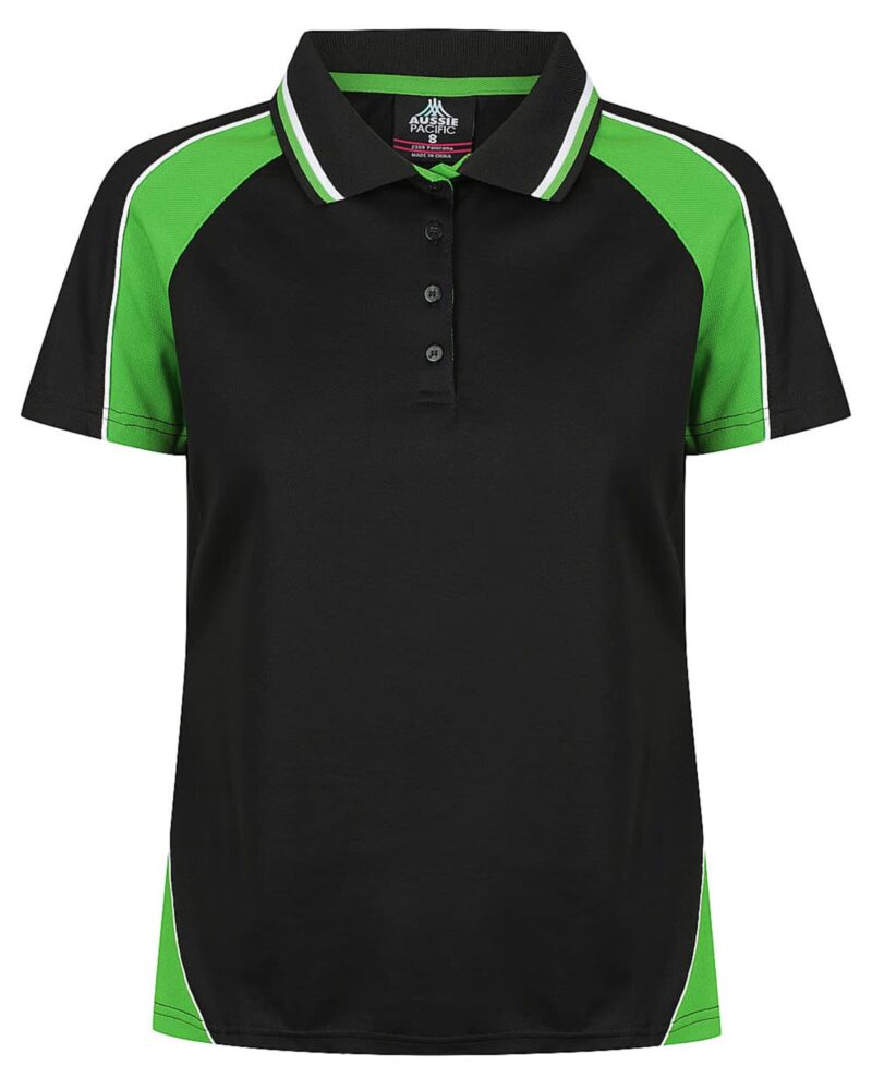 Black-kawa-green-white