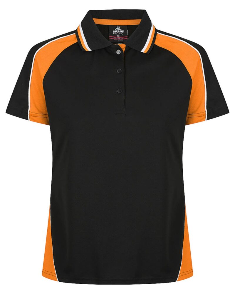 Black-electric-orange-white