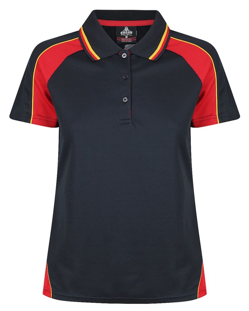 Navy-red-gold