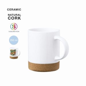 Cork Base Sublimation Mugs